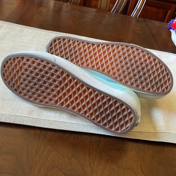 Vans Old Skool Aruba blue tiff white sneakers shoes women’s sz 8 men’s sz 6.5 - Picture 11 of 12